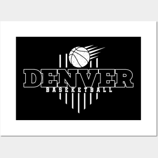 Vintage Pattern Denver Sports Proud Name Classic Posters and Art